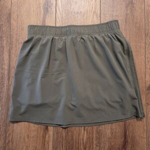 Sincerely Jules Olive Green Women's Skirt with Shorts